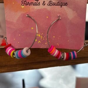 Colorful Kids Hoop Earrings